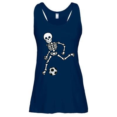 Skeleton Soccer Halloween Sport Player Costume Ladies Essential Flowy Tank