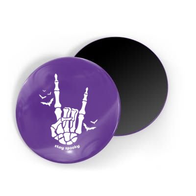 Stay Spooky Halloween Rock Skeleton Magnet