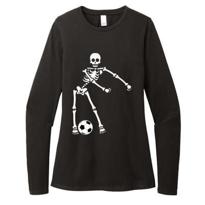 Skeleton Soccer Halloween Flossing Dance Costume Kids Womens CVC Long Sleeve Shirt