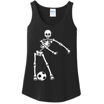 Skeleton Soccer Halloween Flossing Dance Costume Kids Ladies Essential Tank