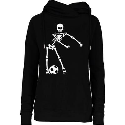 Skeleton Soccer Halloween Flossing Dance Costume Kids Womens Funnel Neck Pullover Hood