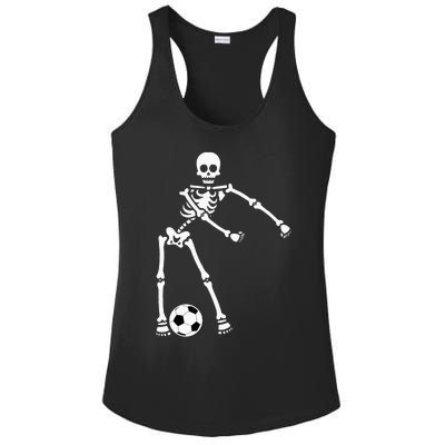 Skeleton Soccer Halloween Flossing Dance Costume Kids Ladies PosiCharge Competitor Racerback Tank