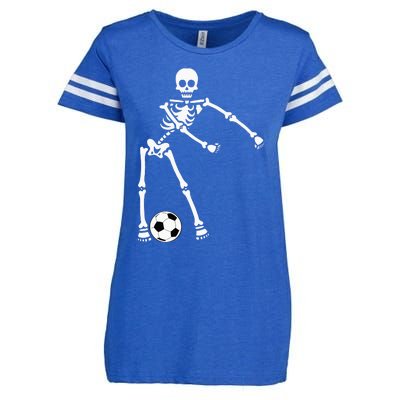 Skeleton Soccer Halloween Flossing Dance Costume Kids Enza Ladies Jersey Football T-Shirt