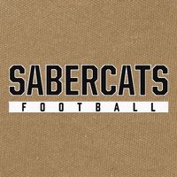 Sabercats Sabino High School Football Cotton Canvas Backpack