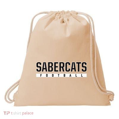 Sabercats Sabino High School Football Drawstring Bag