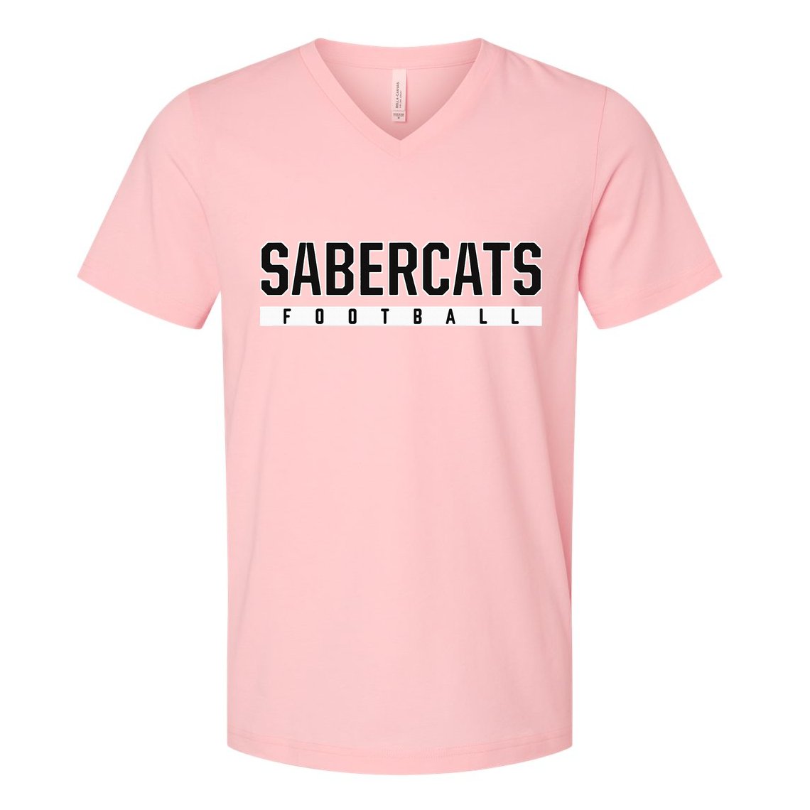 Sabercats Sabino High School Football V-Neck T-Shirt