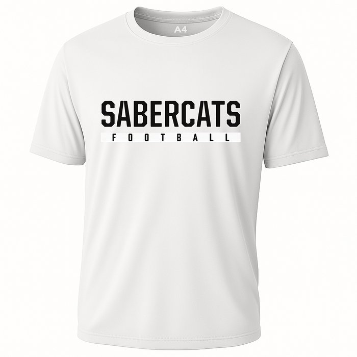 Sabercats Sabino High School Football Cooling Performance Crew T-Shirt