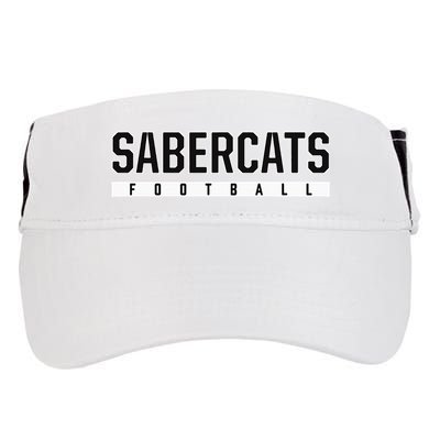 Sabercats Sabino High School Football Adult Drive Performance Visor