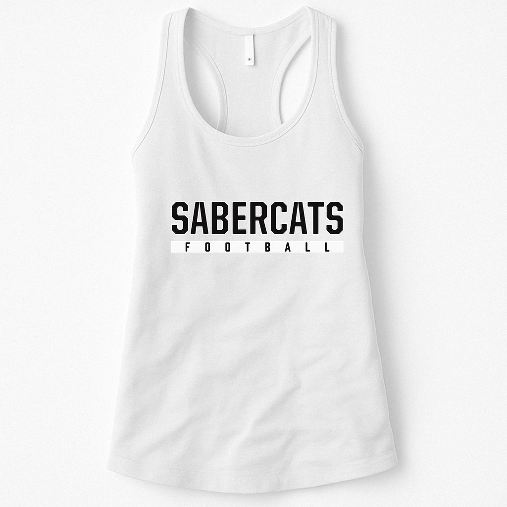 Sabercats Sabino High School Football Womens Tank Top