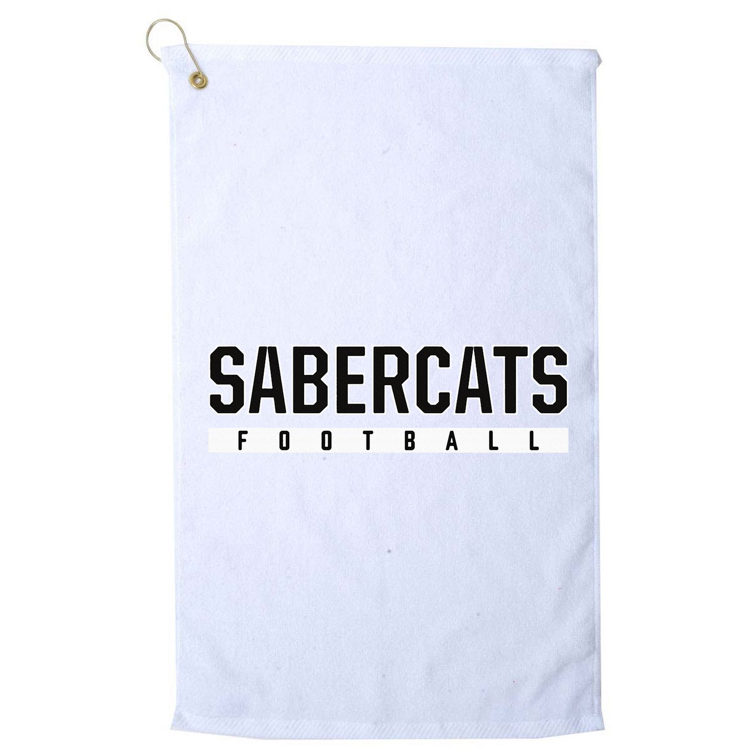 Sabercats Sabino High School Football Golf Towel