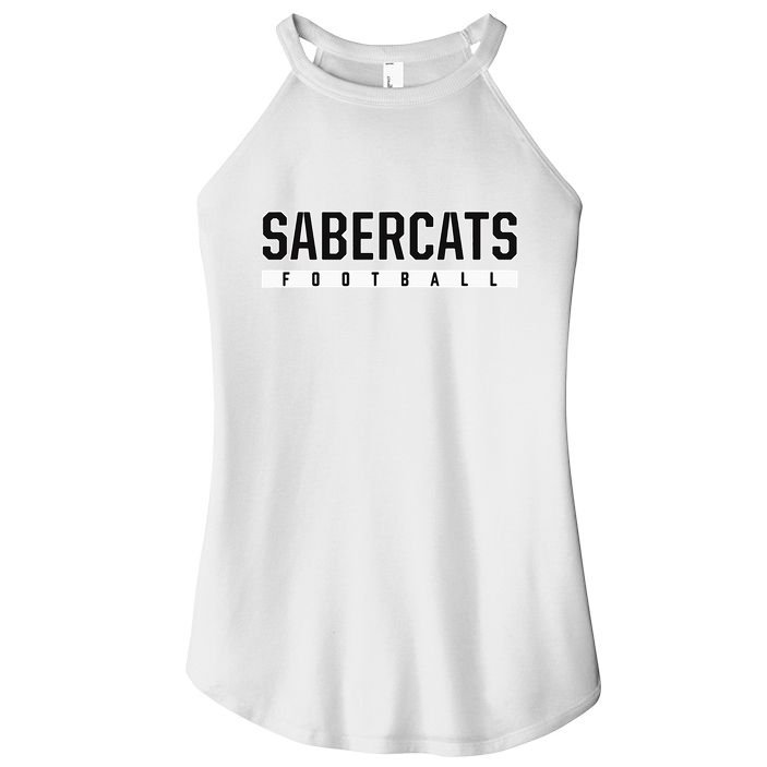 Sabercats Sabino High School Football Women's Perfect Tri Rocker Tank