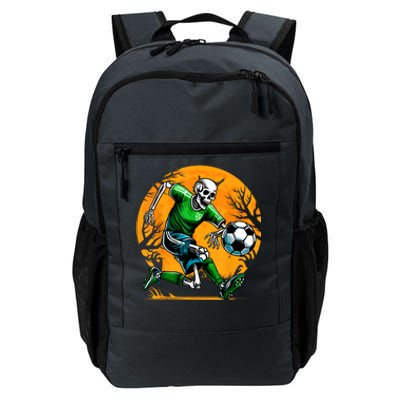 Soccer Skeleton Halloween Football Spooky Boy Soccer Player Daily Commute Backpack