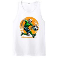 Soccer Skeleton Halloween Football Spooky Boy Soccer Player PosiCharge Competitor Tank