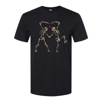 Spooky Skeleton Heart Dance Costume Softstyle CVC T-Shirt