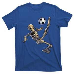 Soccer Skeleton Halloween Funny Soccer Player Halloween Cute T-Shirt