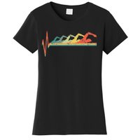 Swimming Swimmer Heartbeat Retro Gift Women's T-Shirt