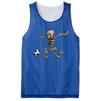 Soccer Skeleton Halloween Funny Soccer Player Halloween Gift Mesh Reversible Basketball Jersey Tank