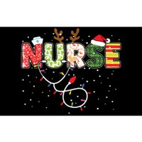 Stethoscope Santa Hat Reindeer Xmas Christmas Nurse Bumper Sticker