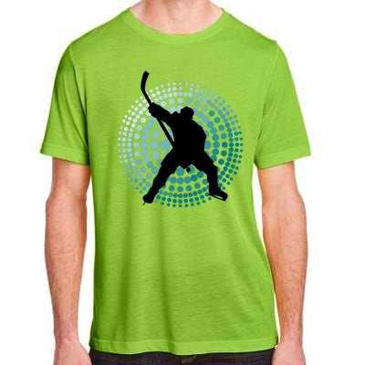 Slap Shot Hockey Lovers Spiral Design Adult ChromaSoft Performance T-Shirt