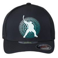 Slap Shot Hockey Lovers Spiral Design Flexfit Unipanel Trucker Cap