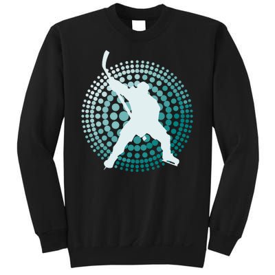 Slap Shot Hockey Lovers Spiral Design Sweatshirt