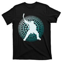 Slap Shot Hockey Lovers Spiral Design T-Shirt