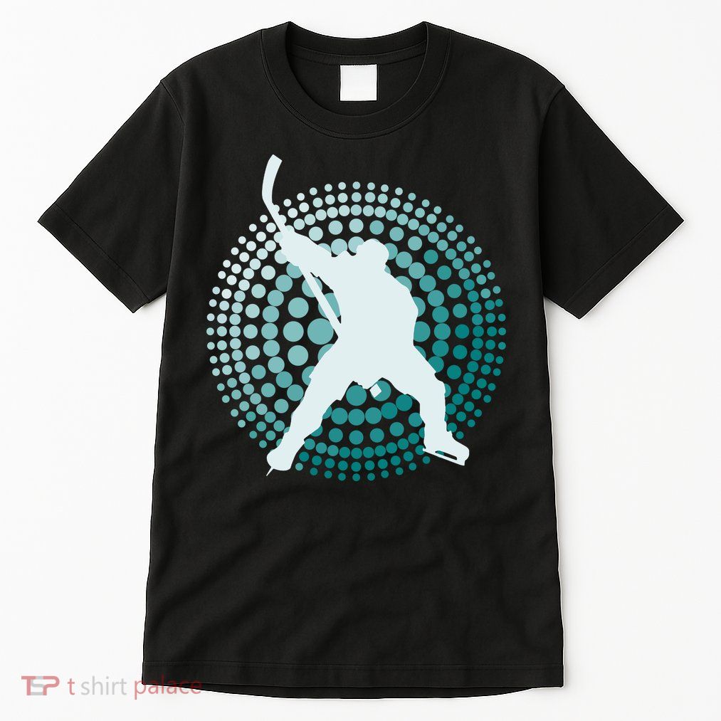 Slap Shot Hockey Lovers Spiral Design Tall T-Shirt