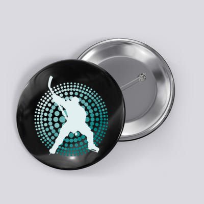 Slap Shot Hockey Lovers Spiral Design Button