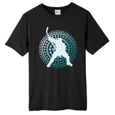 Slap Shot Hockey Lovers Spiral Design Tall Fusion ChromaSoft Performance T-Shirt