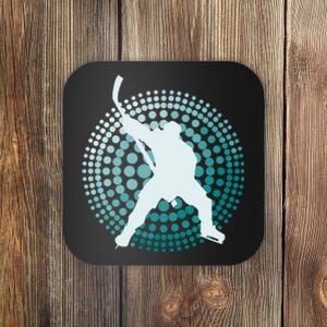 Slap Shot Hockey Lovers Spiral Design Coaster