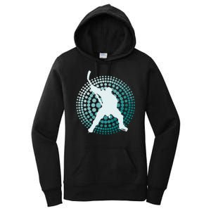 Slap Shot Hockey Lovers Spiral Design Women's Pullover Hoodie