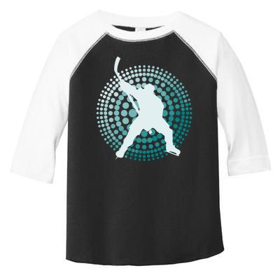 Slap Shot Hockey Lovers Spiral Design Toddler Fine Jersey T-Shirt