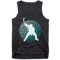 Slap Shot Hockey Lovers Spiral Design Tank Top