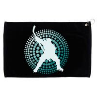 Slap Shot Hockey Lovers Spiral Design Grommeted Golf Towel