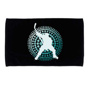 Slap Shot Hockey Lovers Spiral Design Microfiber Hand Towel