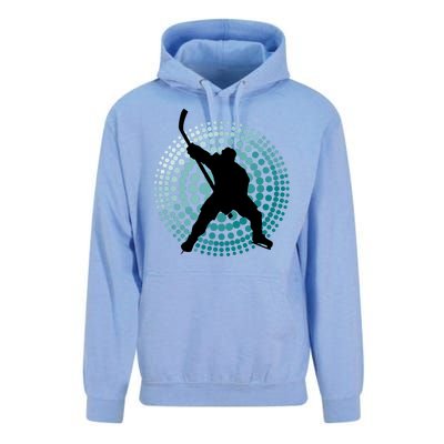 Slap Shot Hockey Lovers Spiral Design Unisex Surf Hoodie