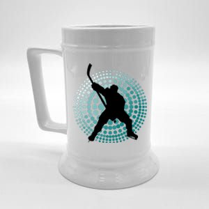 Slap Shot Hockey Lovers Spiral Design Beer Stein