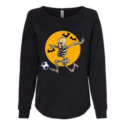 Soccer Skeleton Halloween Soccer Player Halloween Womens California Wash Sweatshirt