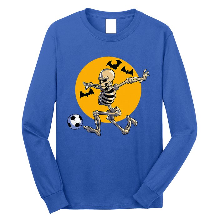 Soccer Skeleton Halloween Soccer Player Halloween Long Sleeve Shirt