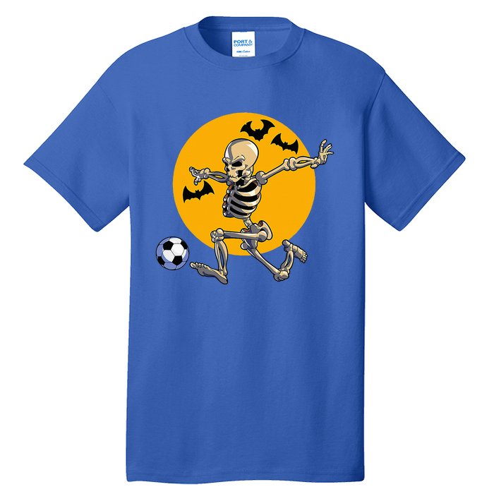 Soccer Skeleton Halloween Soccer Player Halloween Tall T-Shirt