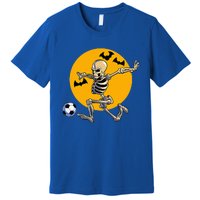 Soccer Skeleton Halloween Soccer Player Halloween Premium T-Shirt