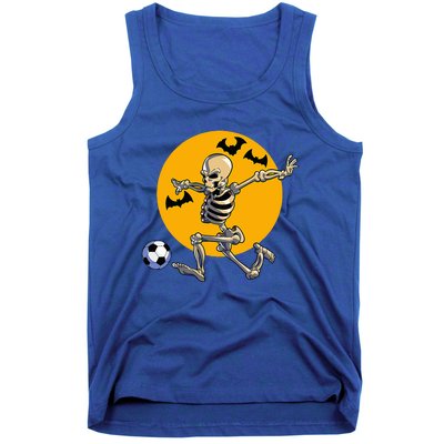 Soccer Skeleton Halloween Soccer Player Halloween Tank Top