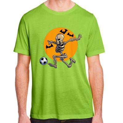 Soccer Skeleton Halloween Funny Soccer Player Halloween Adult ChromaSoft Performance T-Shirt