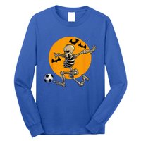 Soccer Skeleton Halloween Funny Soccer Player Halloween Long Sleeve Shirt