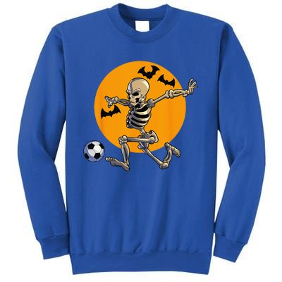 Soccer Skeleton Halloween Funny Soccer Player Halloween Sweatshirt