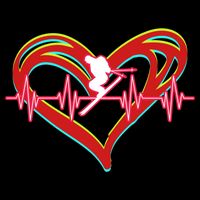 Snow Skiing Heartbeat Skiing Lover Adrenaline Junkie Gift Cooling Performance Crew T-Shirt