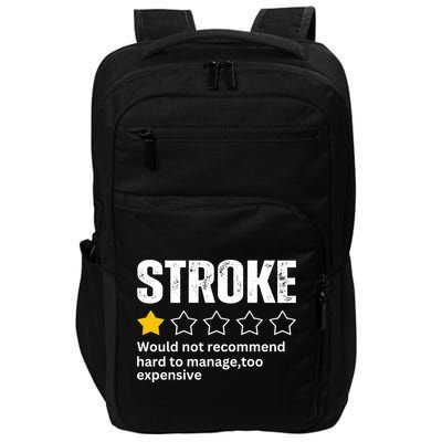 Stroke Survivor Heart Disease Warrior Fighter Cardiac Arrest Gift Impact Tech Backpack