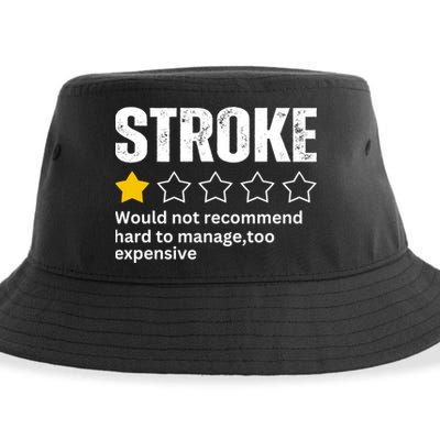 Stroke Survivor Heart Disease Warrior Fighter Cardiac Arrest Gift Sustainable Bucket Hat