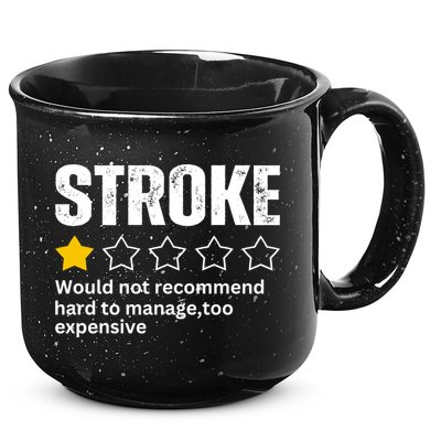 Stroke Survivor Heart Disease Warrior Fighter Cardiac Arrest Gift 15oz Campfire Ceramic Mug