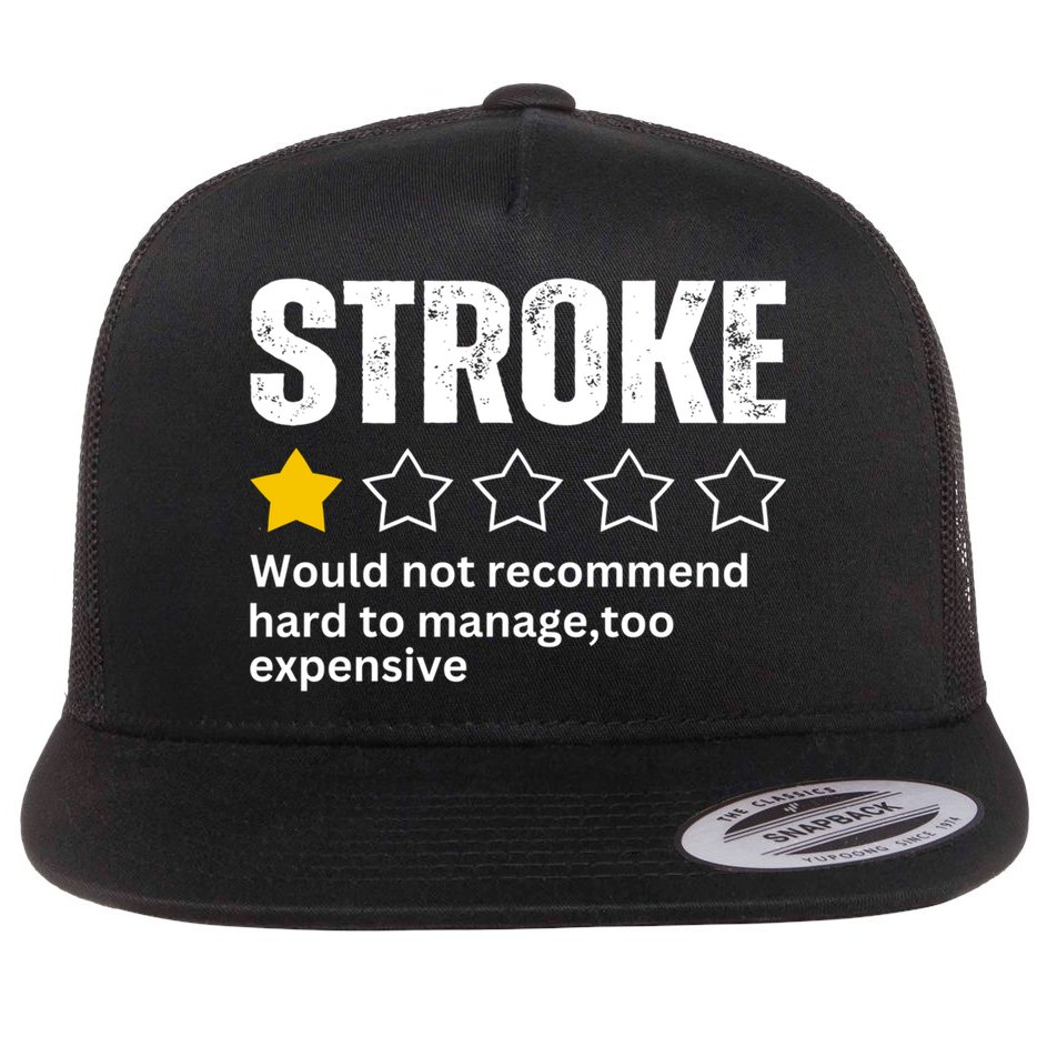 Stroke Survivor Heart Disease Warrior Fighter Cardiac Arrest Gift Flat Bill Trucker Hat